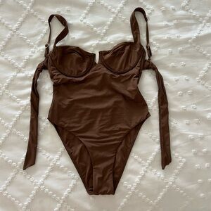 Monday Swimwear Clovelly one piece in Coco size S